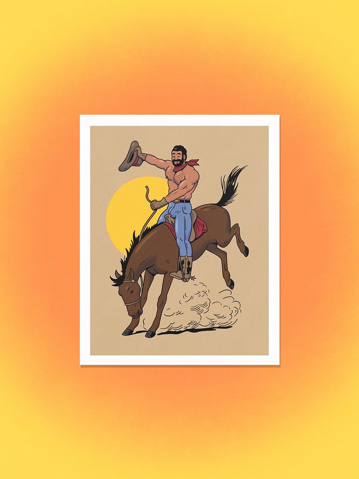 Buckin' Bronco 8x10 Print product image (1)