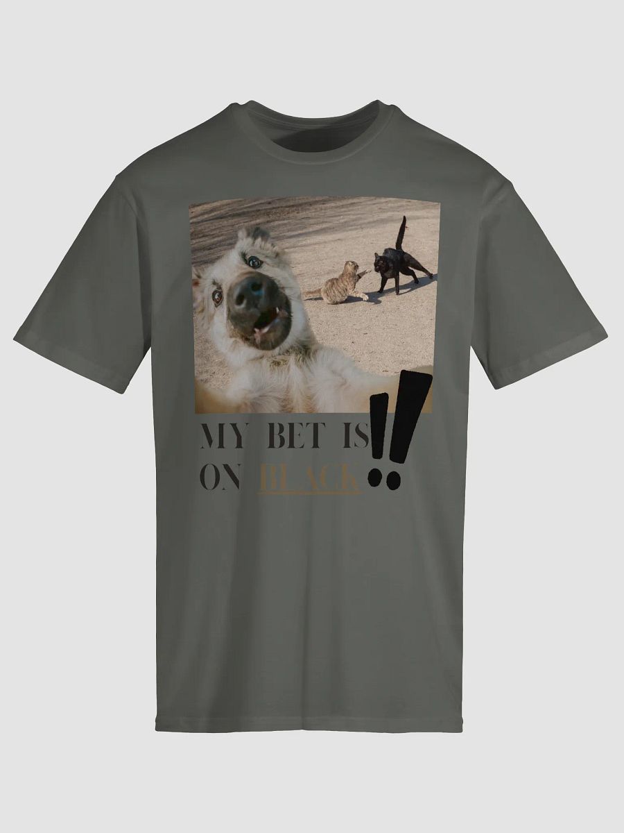 my bet is on black t-shirt graphics product image (9)