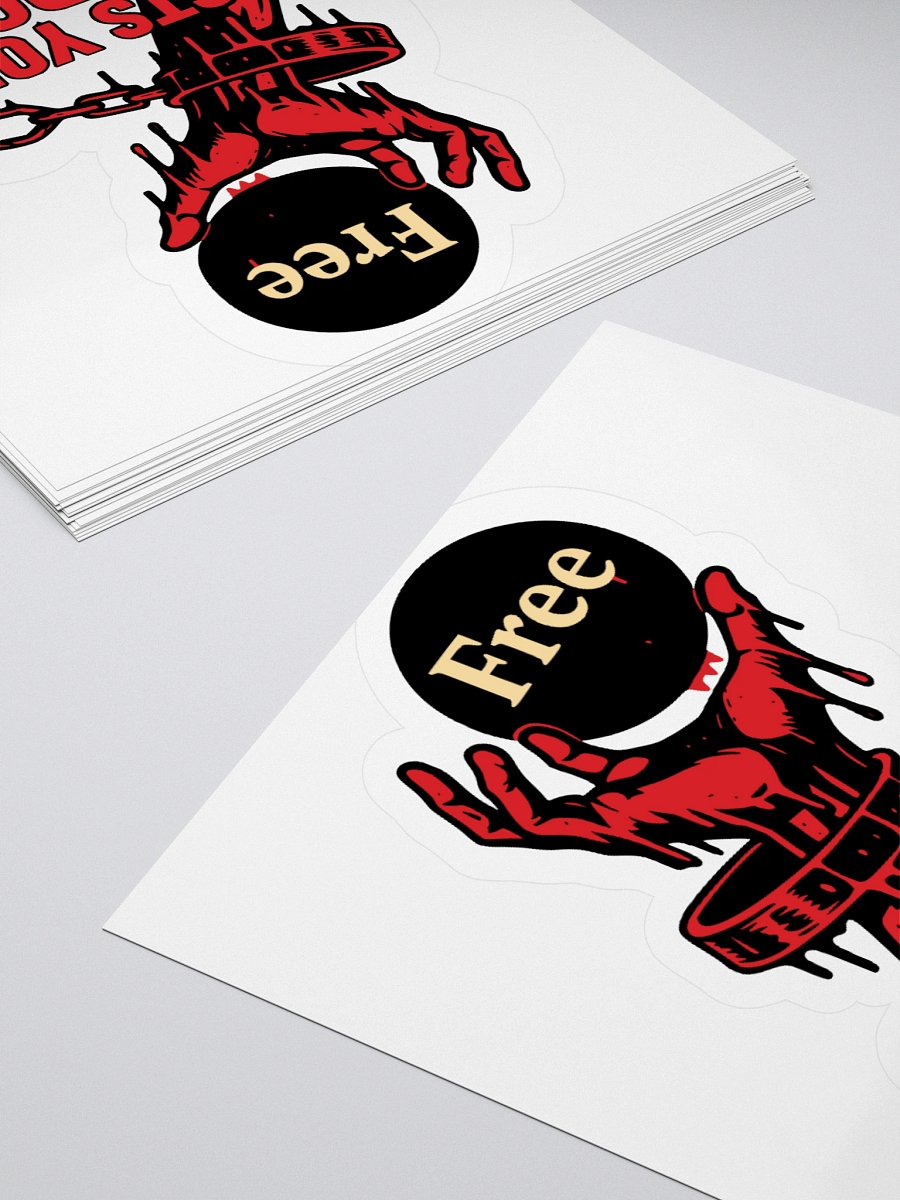 Freedom's Bloody Price A Brutal Cost Stickers product image (11)