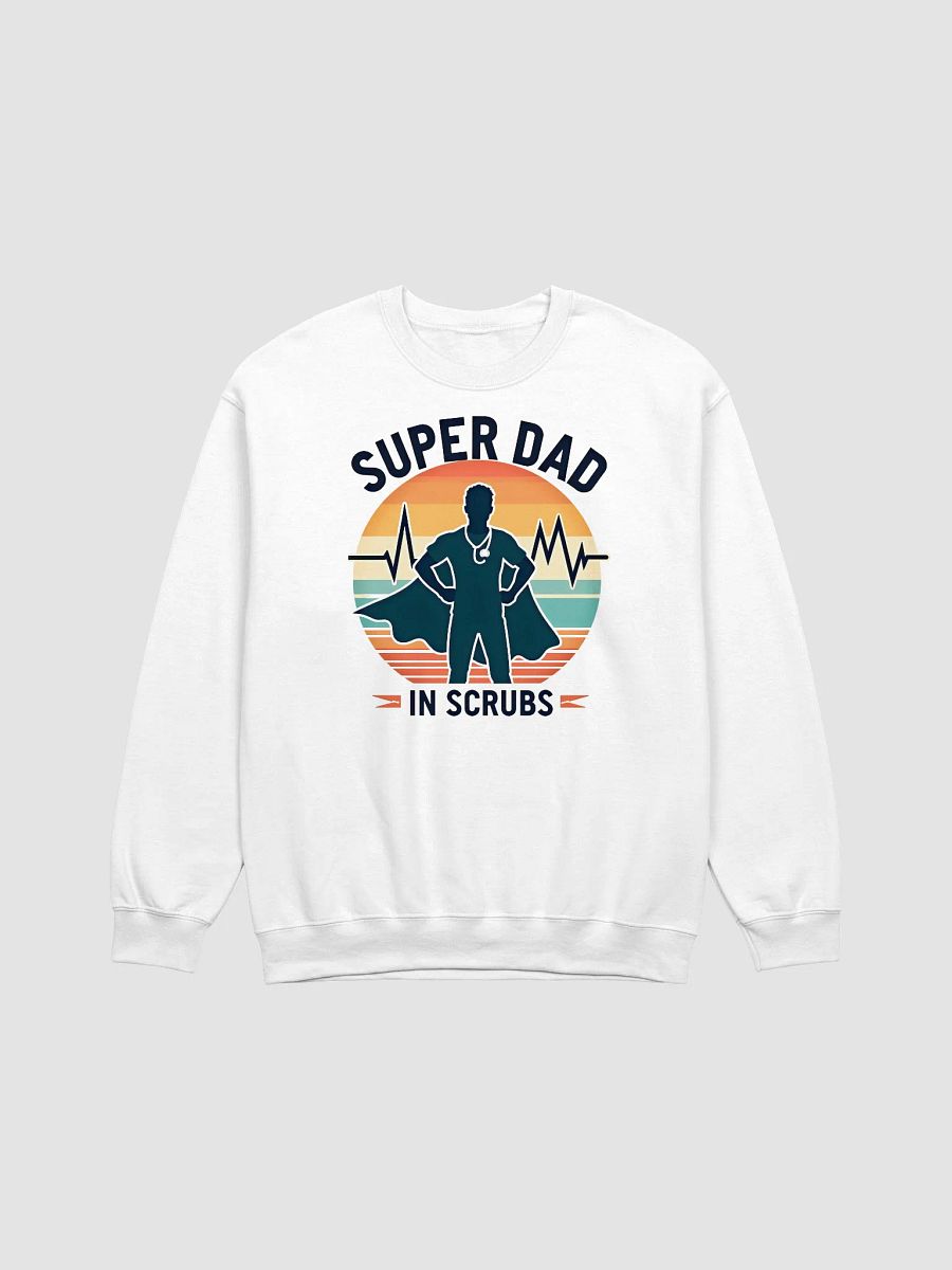 Super Dad in Scrubs Crewneck Sweatshirt product image (8)