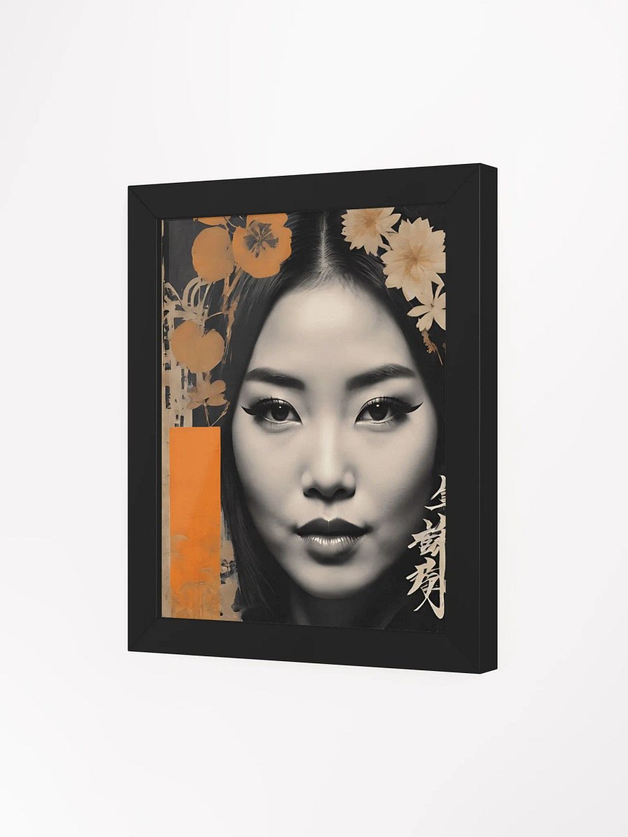 Floral Fusion: Asian-Inspired Framed Art Print product image (45)