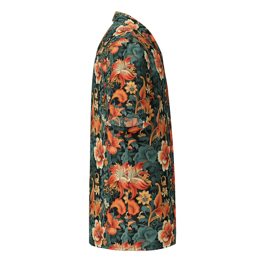 Sunset Flowers | Unisex Hawaiian Shirt product image (8)