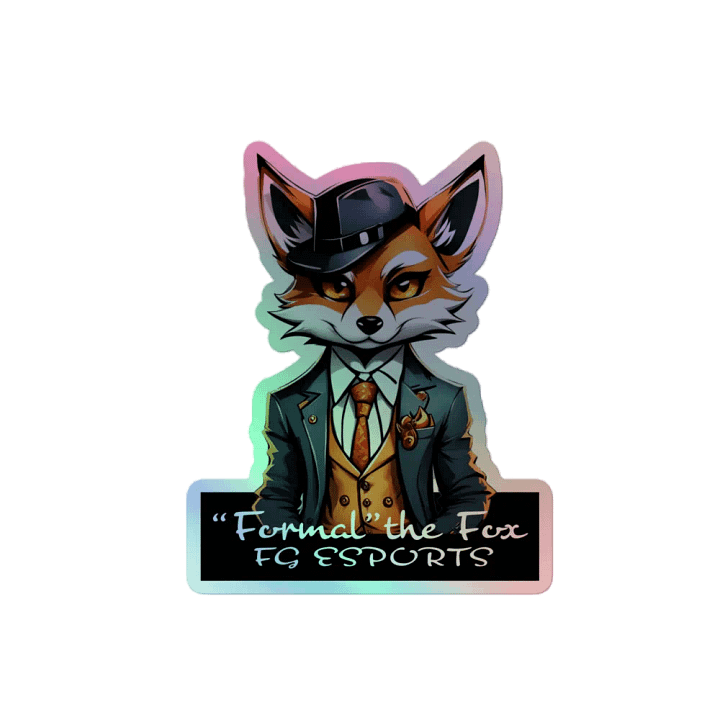 Formal The Fox Kiss Cut Sticker product image (2)