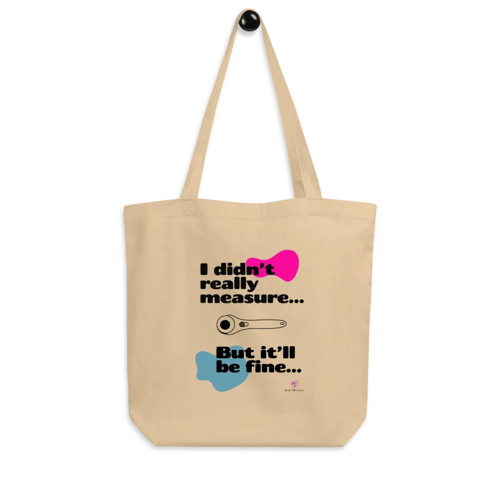 'I didn't measure...' Scrap Fabric Love Tote Bag product image (5)