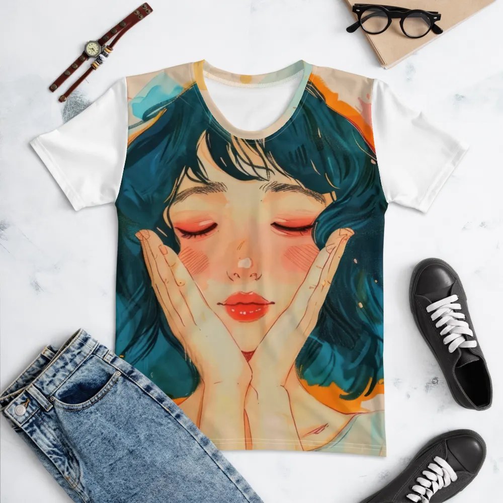 Dreamy Anime Watercolor Women's T-Shirt product image (2)