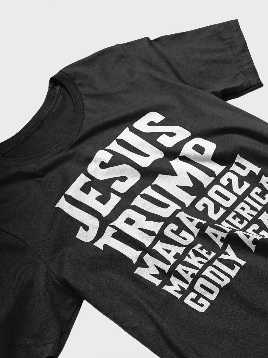 JESUS TRUMP MAGA 2024 MAKE AMERICA GODLY AGAIN CHRISTIAN UNISEX T-SHIRT product image (9)