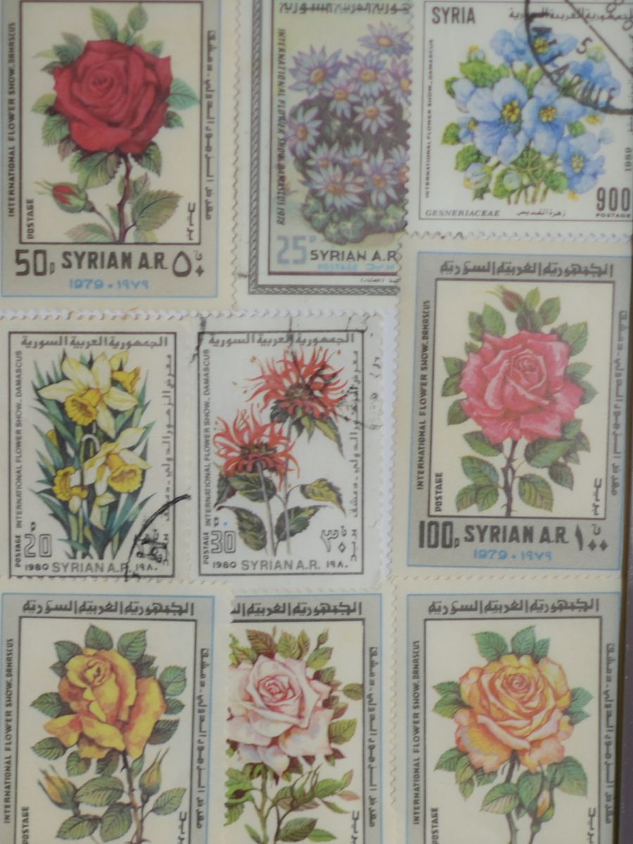 طوابع معرض الزهور سوريا 1980 product image (3)