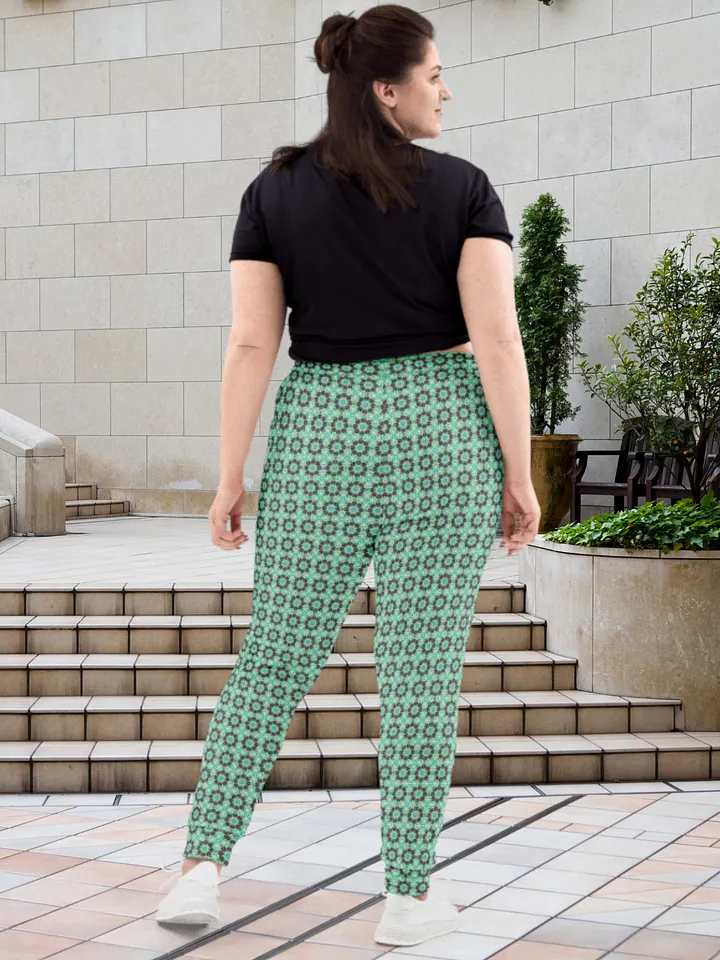 Turquoise Intricate Circles Women's Joggers product image (1)