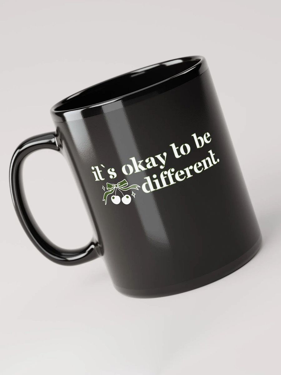 It`s Okay to Not Be Okay Black Glossy Mug product image (3)