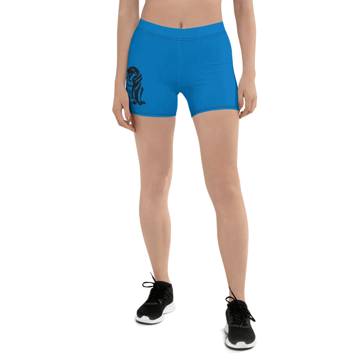 Blue Mystic Wolf All-Over Print Shorts product image (1)
