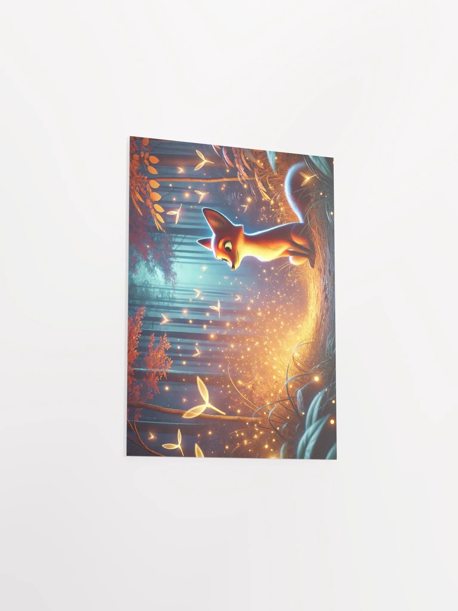 Enchanted Forest Fox Premium Matte Poster product image (5)