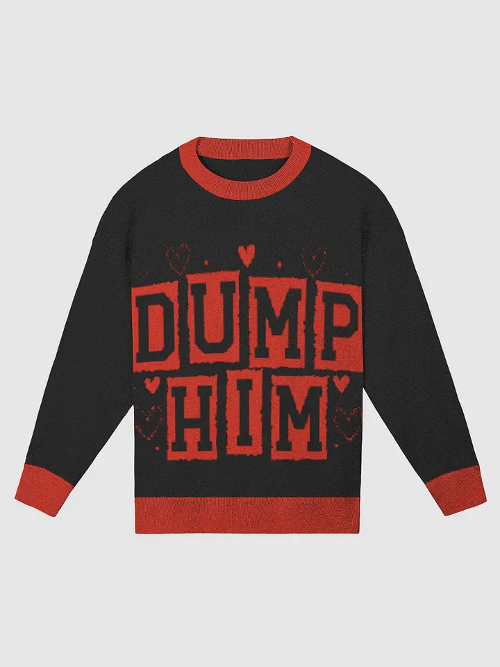 'DUMP HIM' Comfort Knit Sweater product image (2)