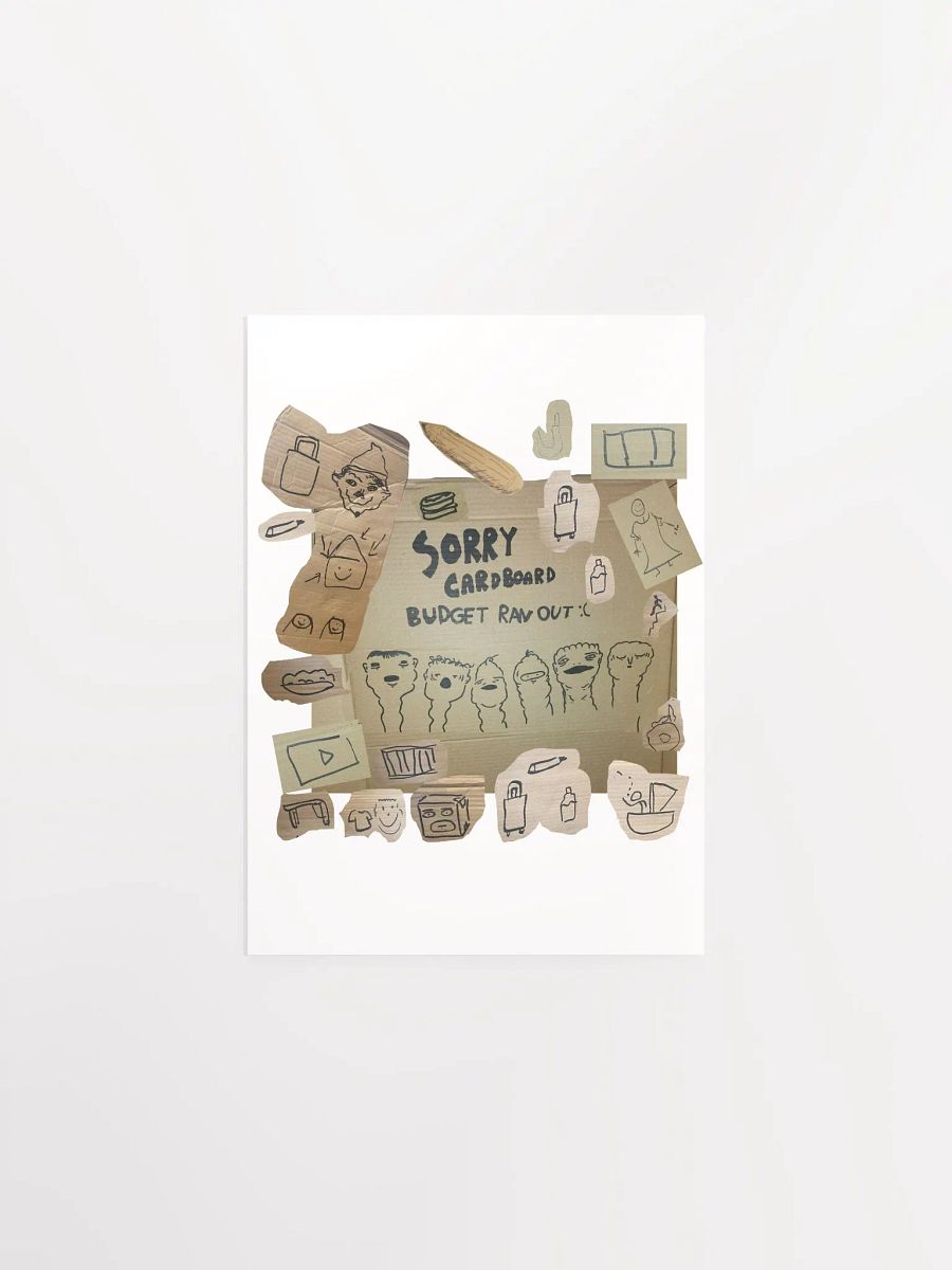 evil cardboard poster product image (1)