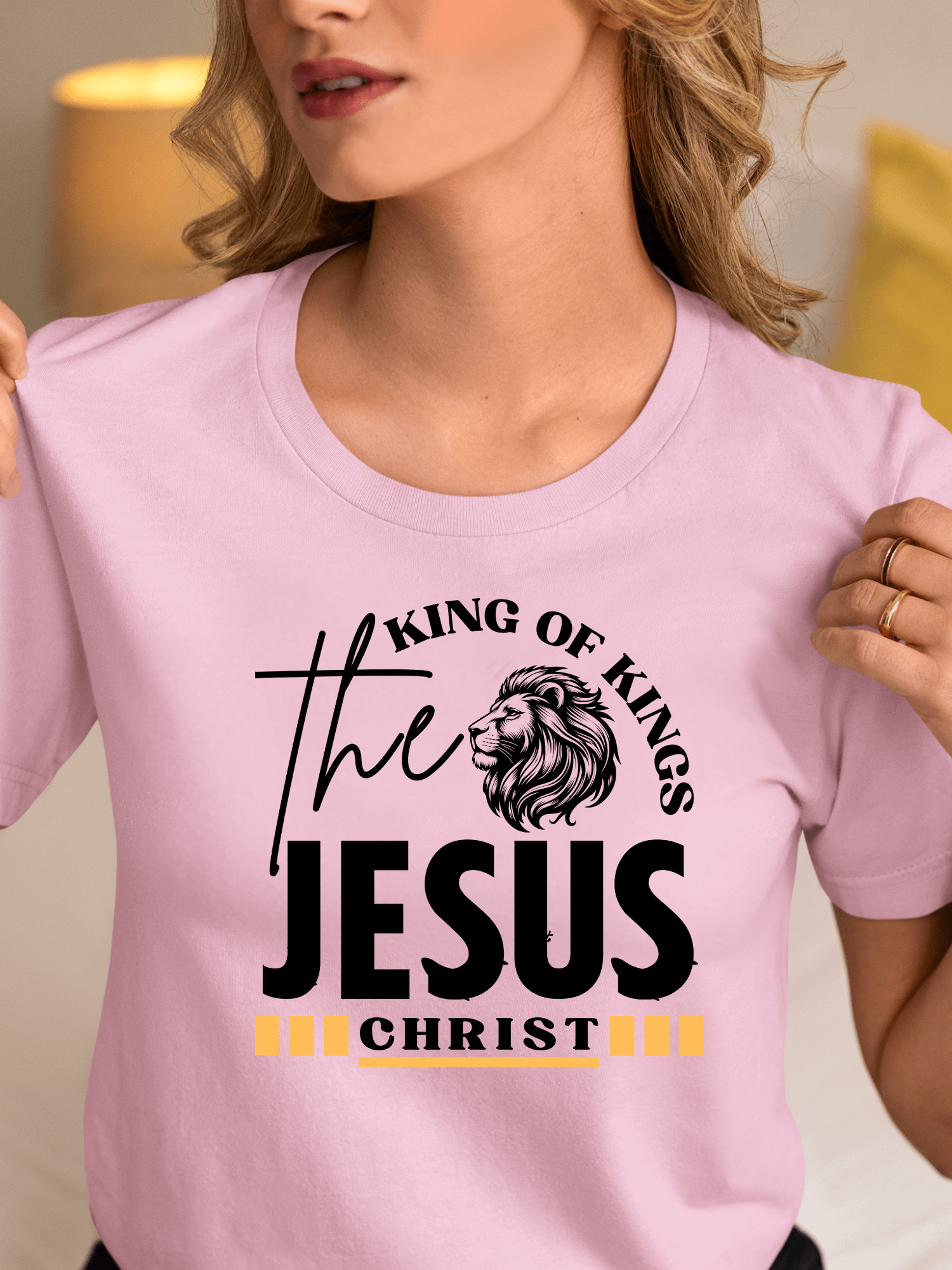 The King of Kings Jesus Christ Christian T-Shirt | Faith Apparel for Believers product image (1)