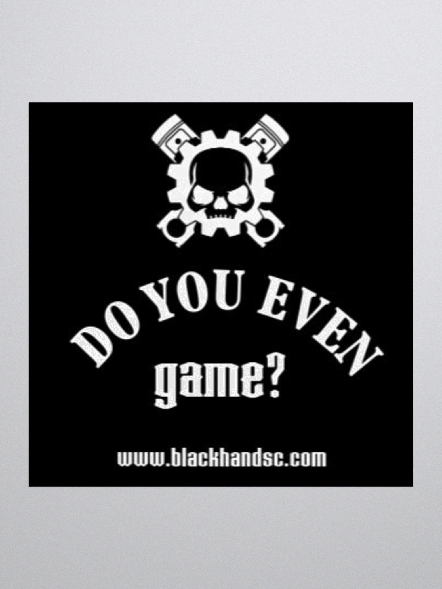 Skull Gear Kiss Cut Stickers product image (2)