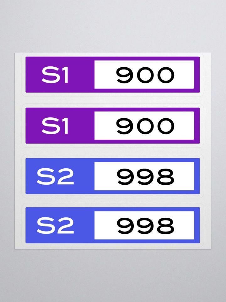 S1 / S2 sticker set product image (1)