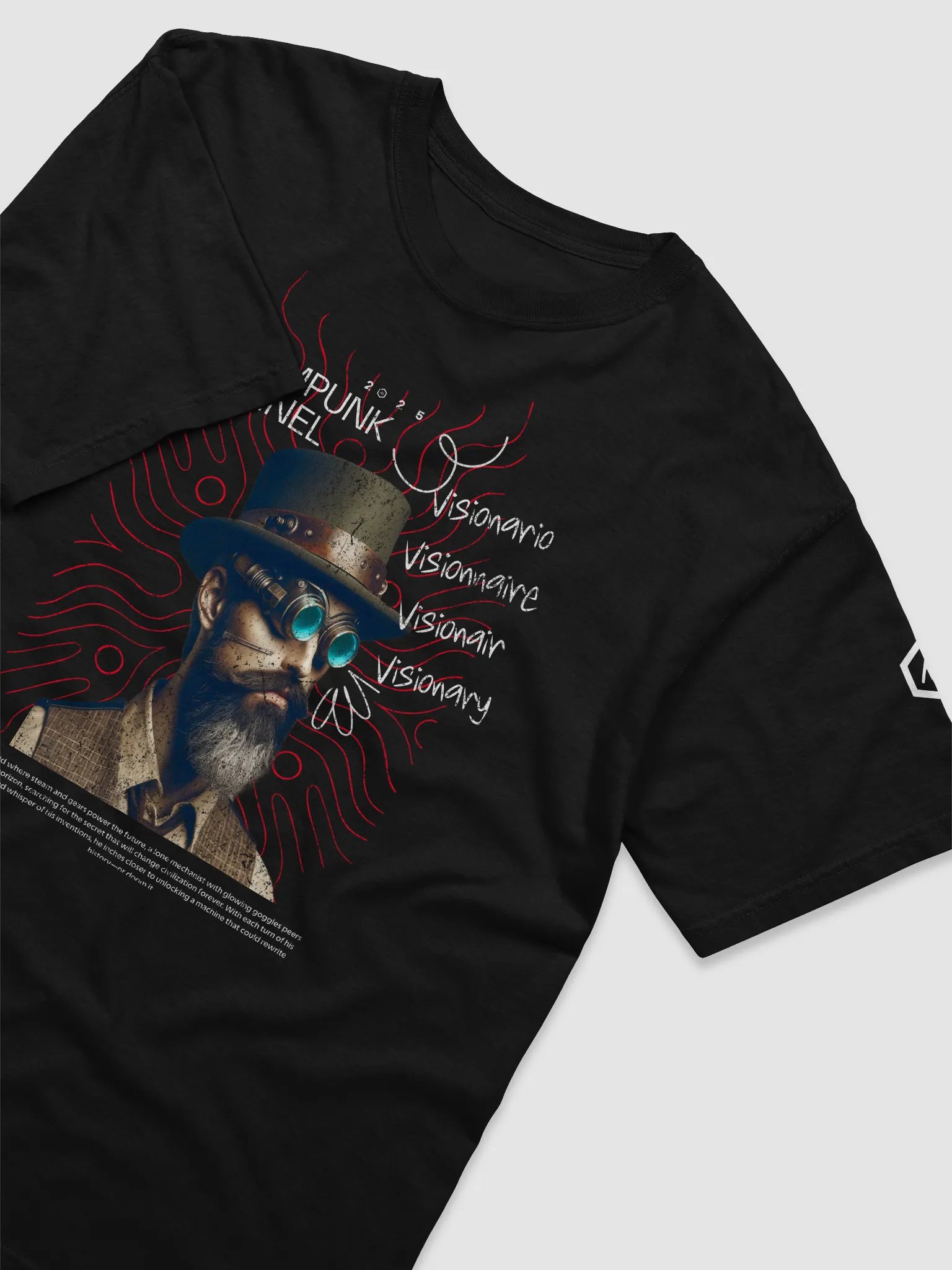Steampunk Sentinel tee product image (12)