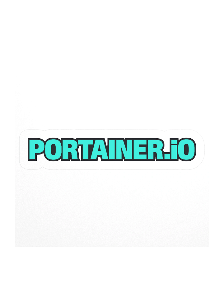 Sticker - Portainer.io Teal product image (1)