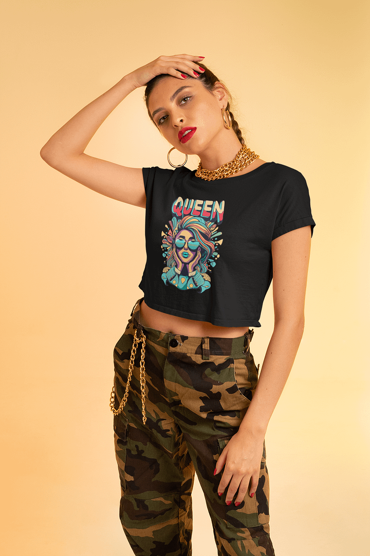 Queen Azura Womens Crop Top product image (1)