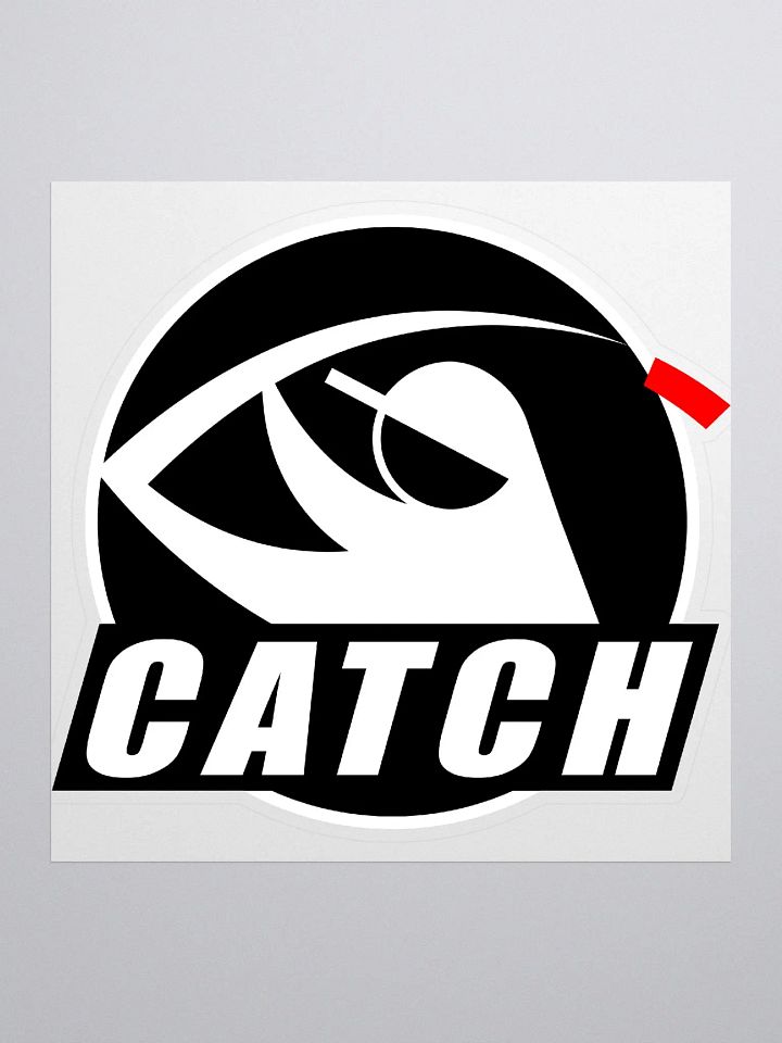 CATCH 5X5 STICKER - WHITE product image (1)
