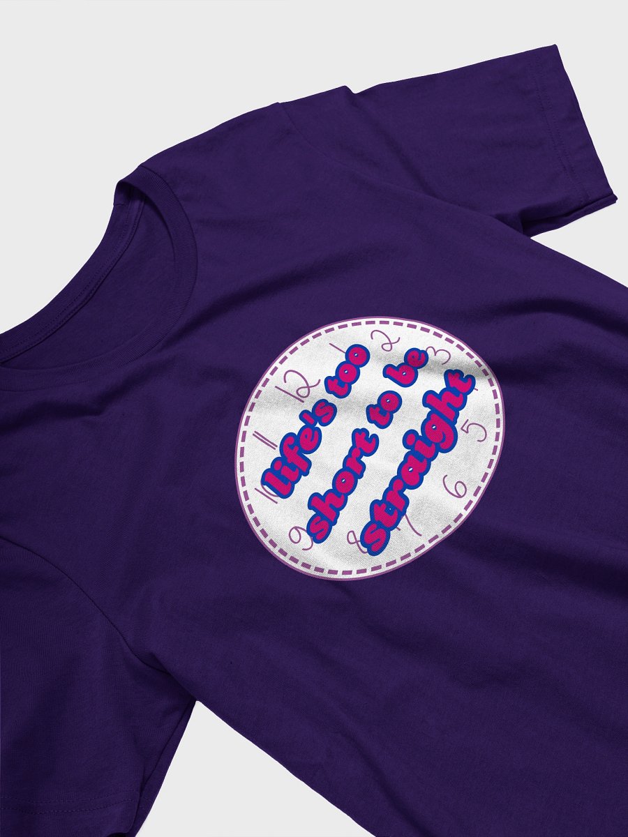 life's too short to be straight bisexual t-shirt product image (3)