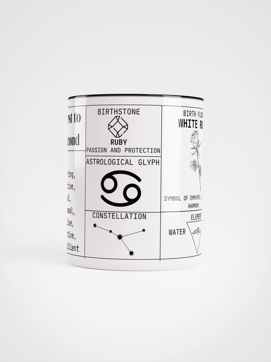 Cancer Zodiac Ceramic Mug product image (50)