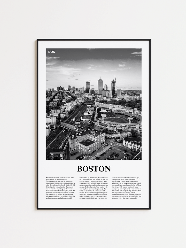 Boston 02 Newspaper Poster product image (1)