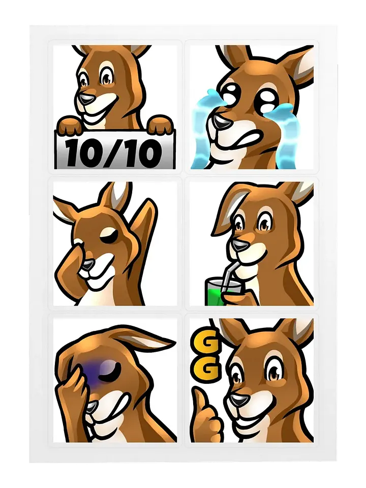 Emote Sticker Pack 1 product image (1)