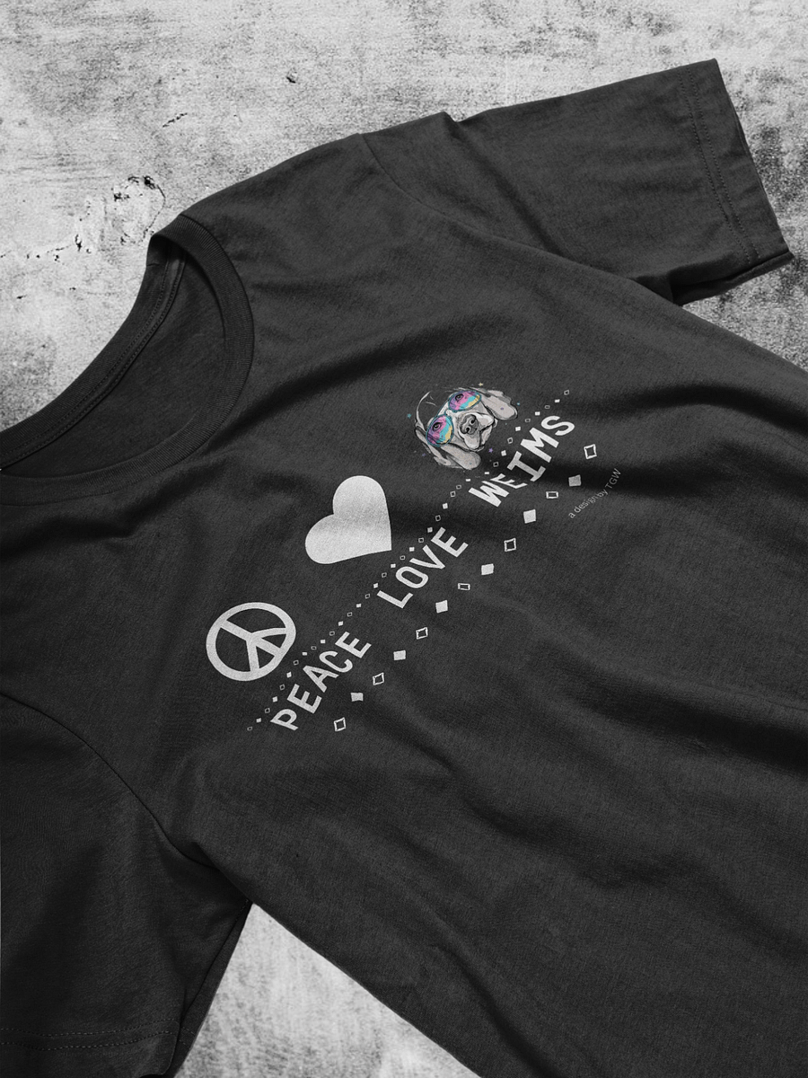 Peace Love Weims - Bella+Canvas Supersoft T-shirt product image (29)