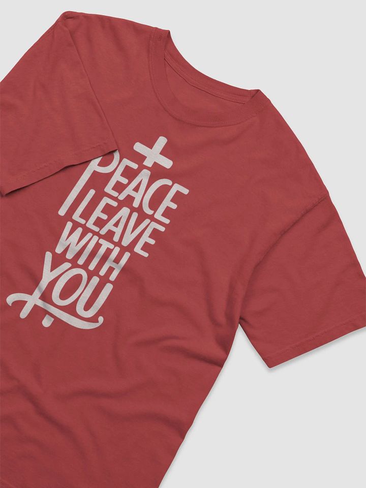Peace I Leave with You – John 14:27 Bible Verse Comfort Colors T-Shirt product image (1)