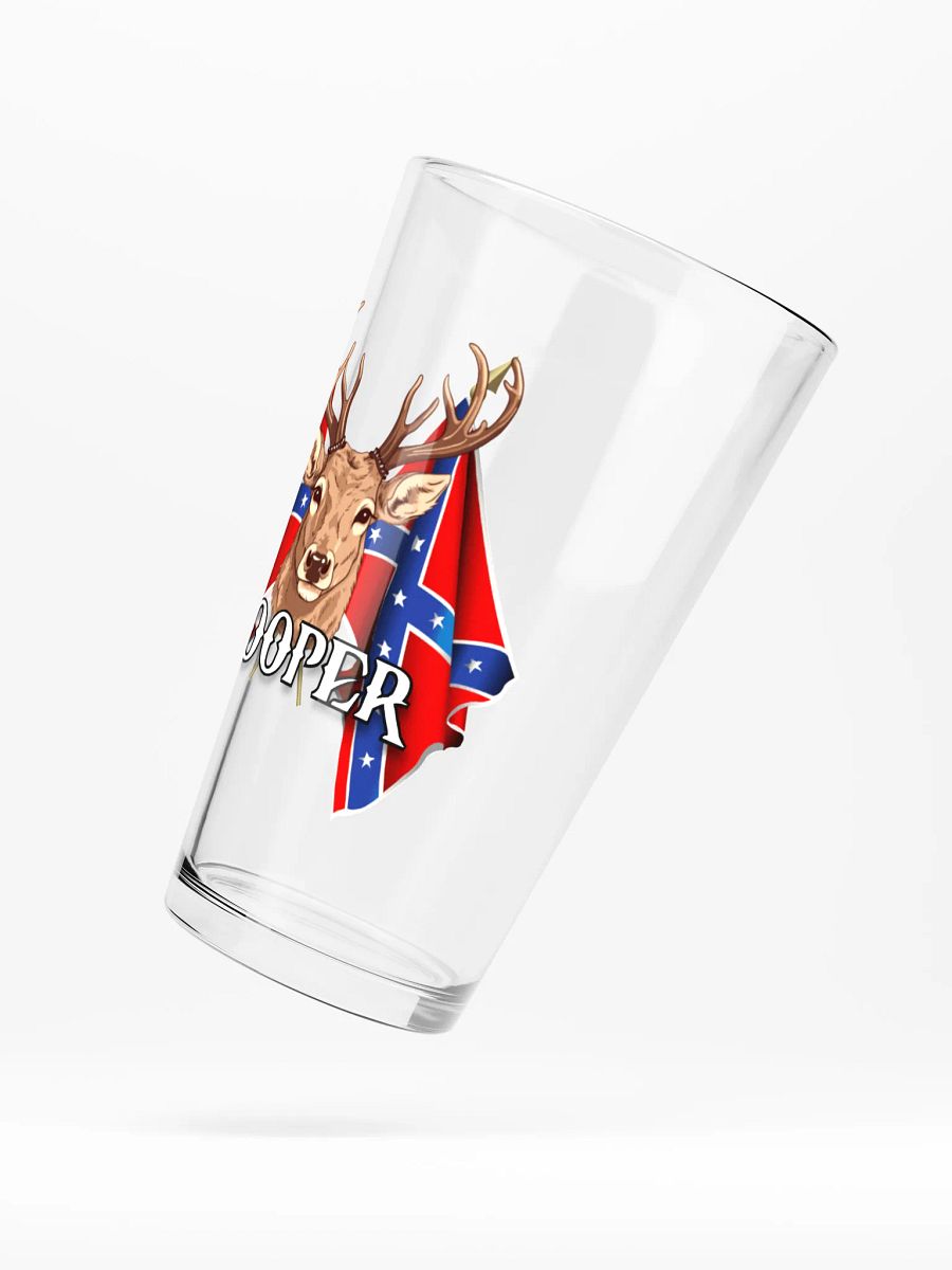 "Cooper" Last Name Rebel Redneck Deer - Shaker Pint Glass product image (5)