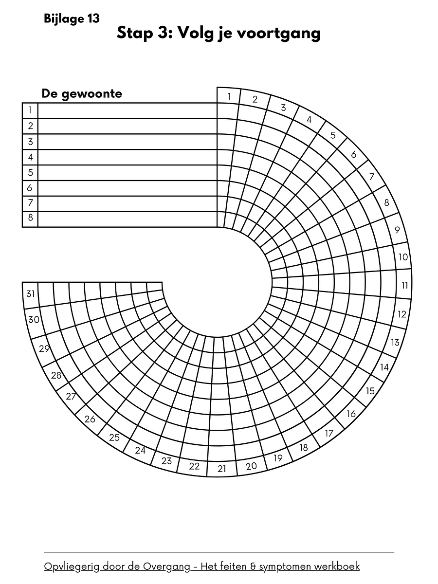 Grip op je overgangshormonen - Het Feiten & Symptomen Werkboek product image (5)