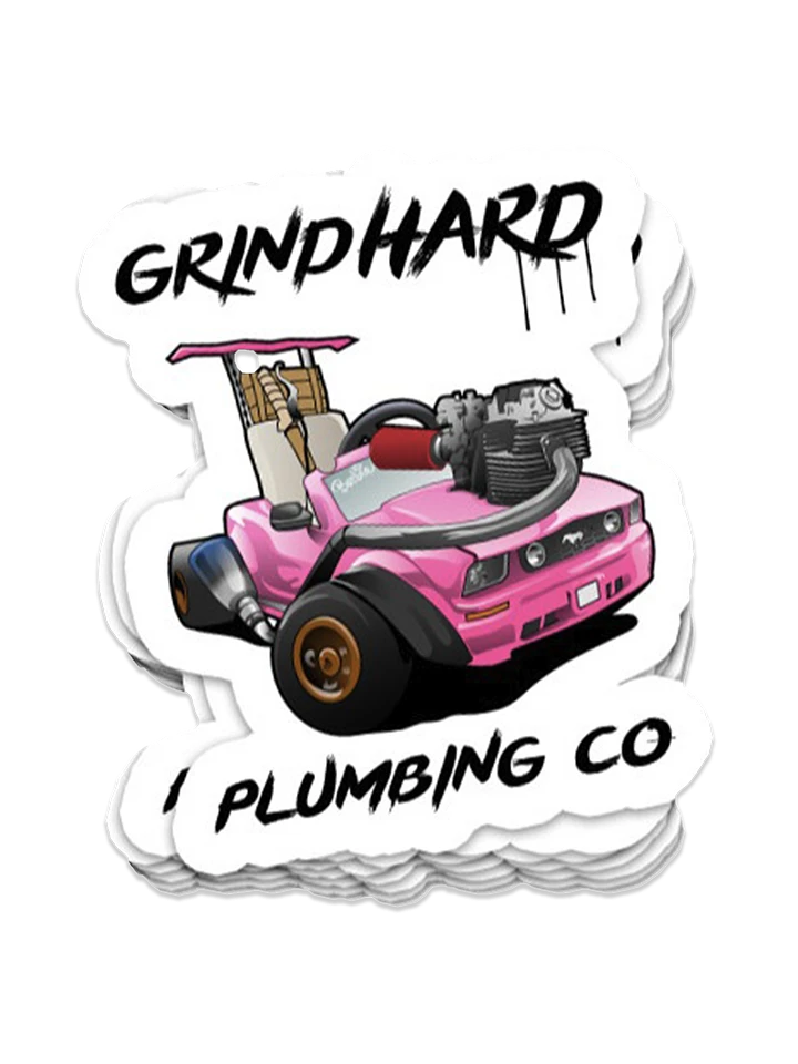GRIND HARD PLUMBING CO STICKER product image (1)