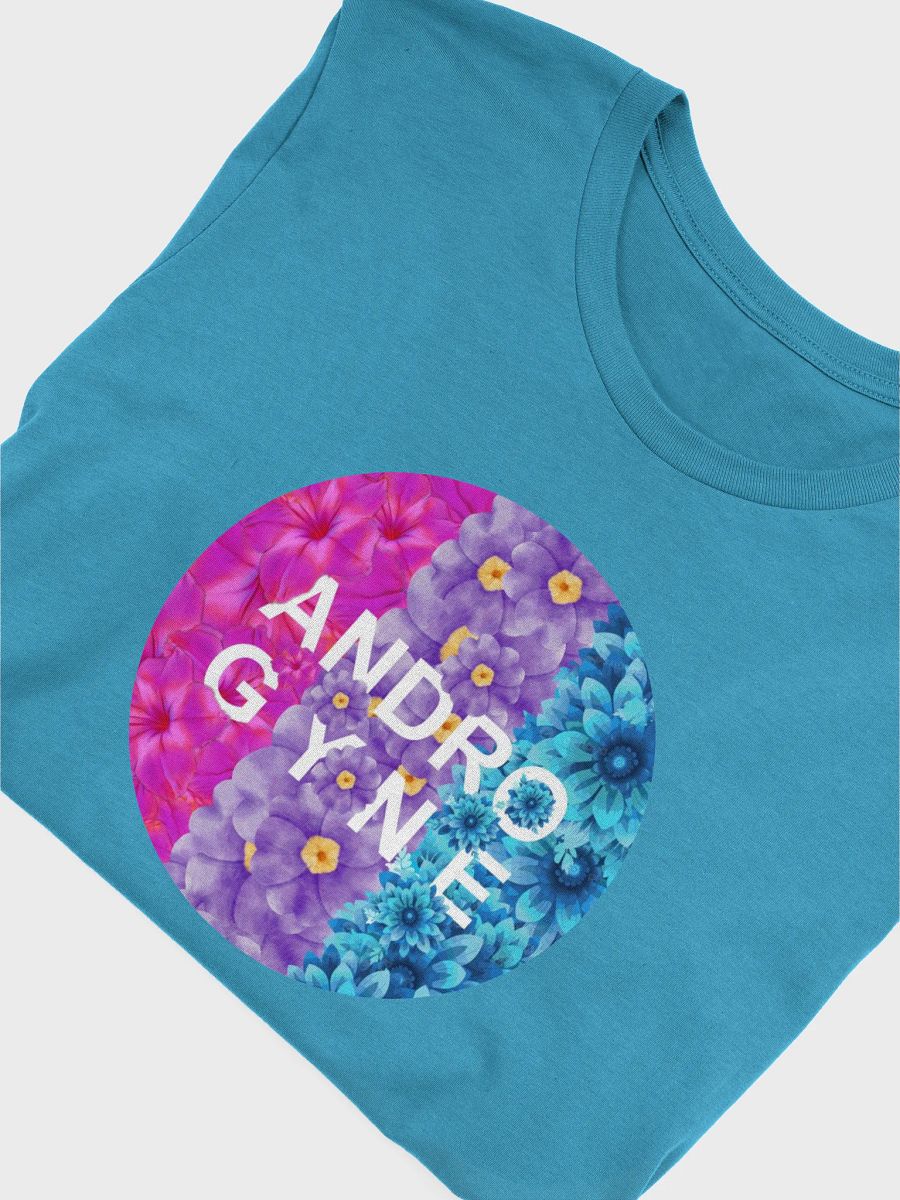 floral androgyne t-shirt product image (5)