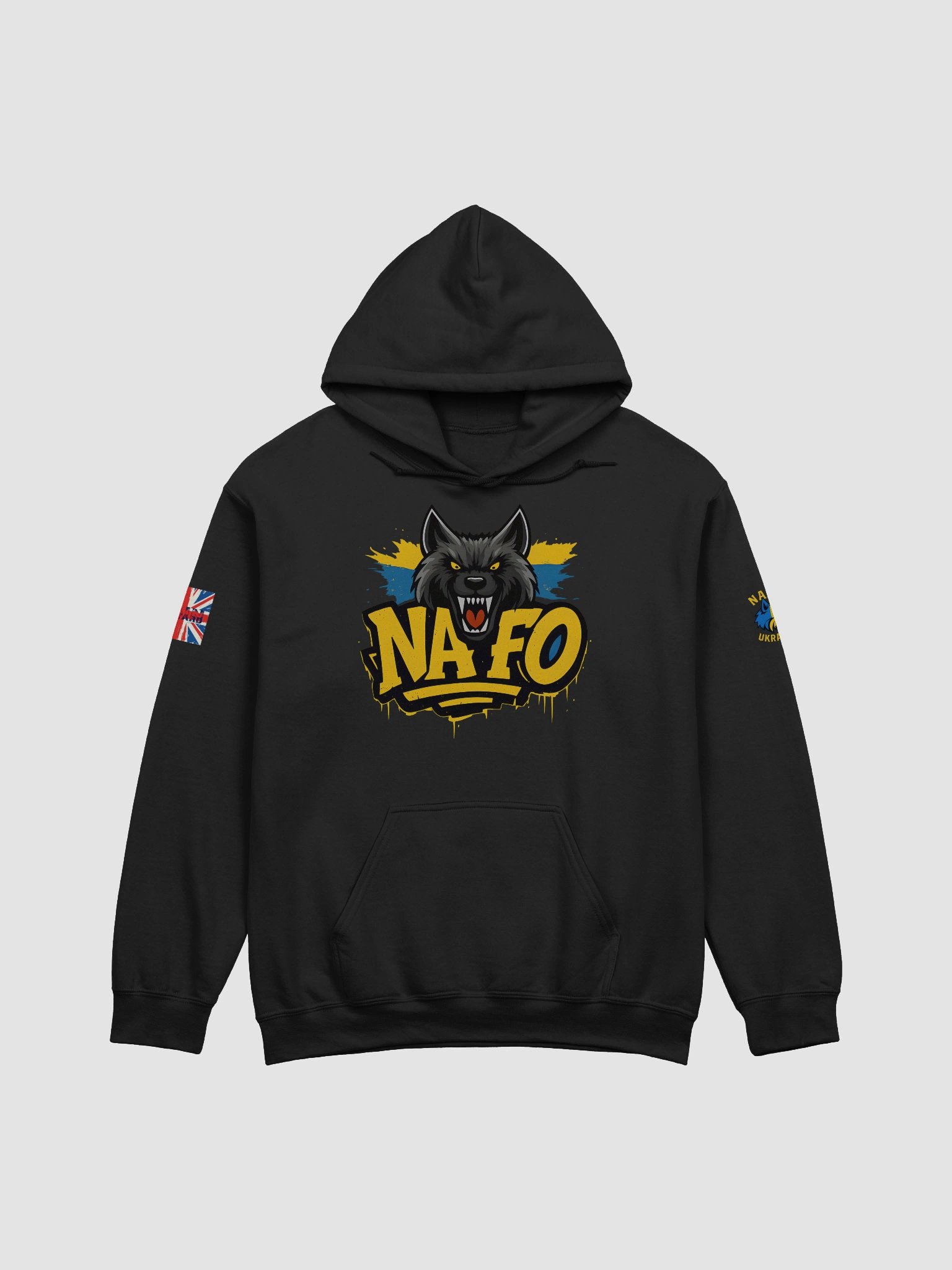 Rebellious Union Jack Distressed NAFO Hoodie product image (5)