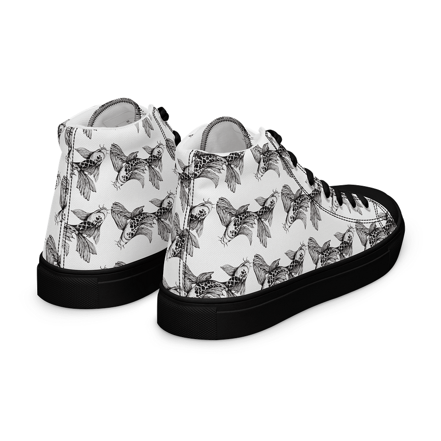 Koi Fish - Women's High Top Canvas Shoes product image (10)