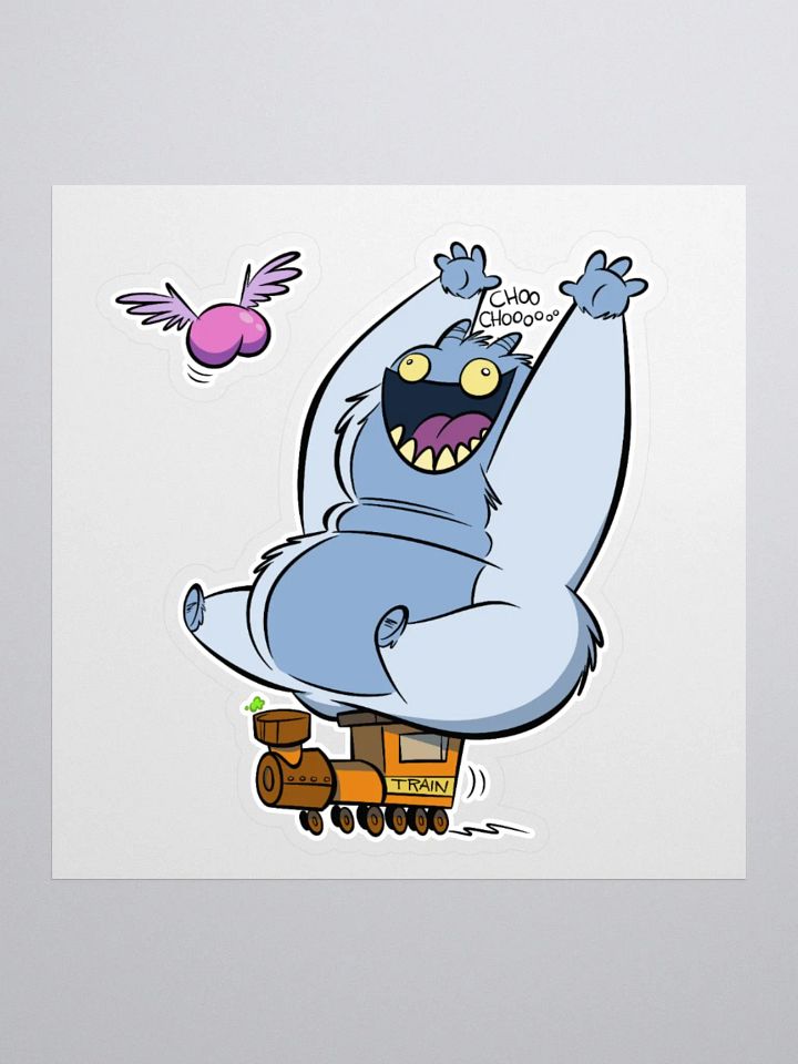 Yeti on a Hype Train with Flying Butt product image (1)