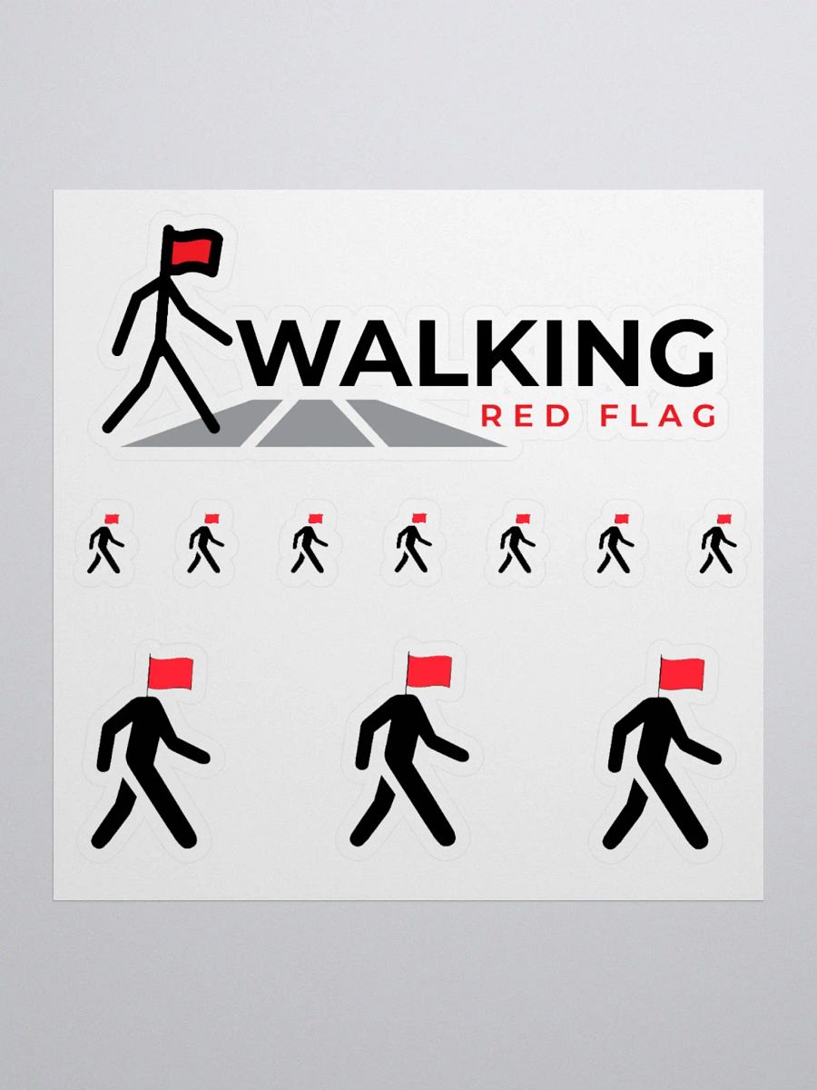 Red Flag Stickers product image (2)