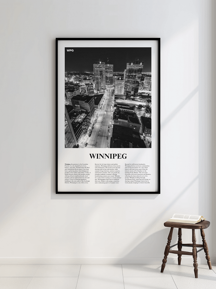 Winnipeg 02 Newspaper Poster product image (4)