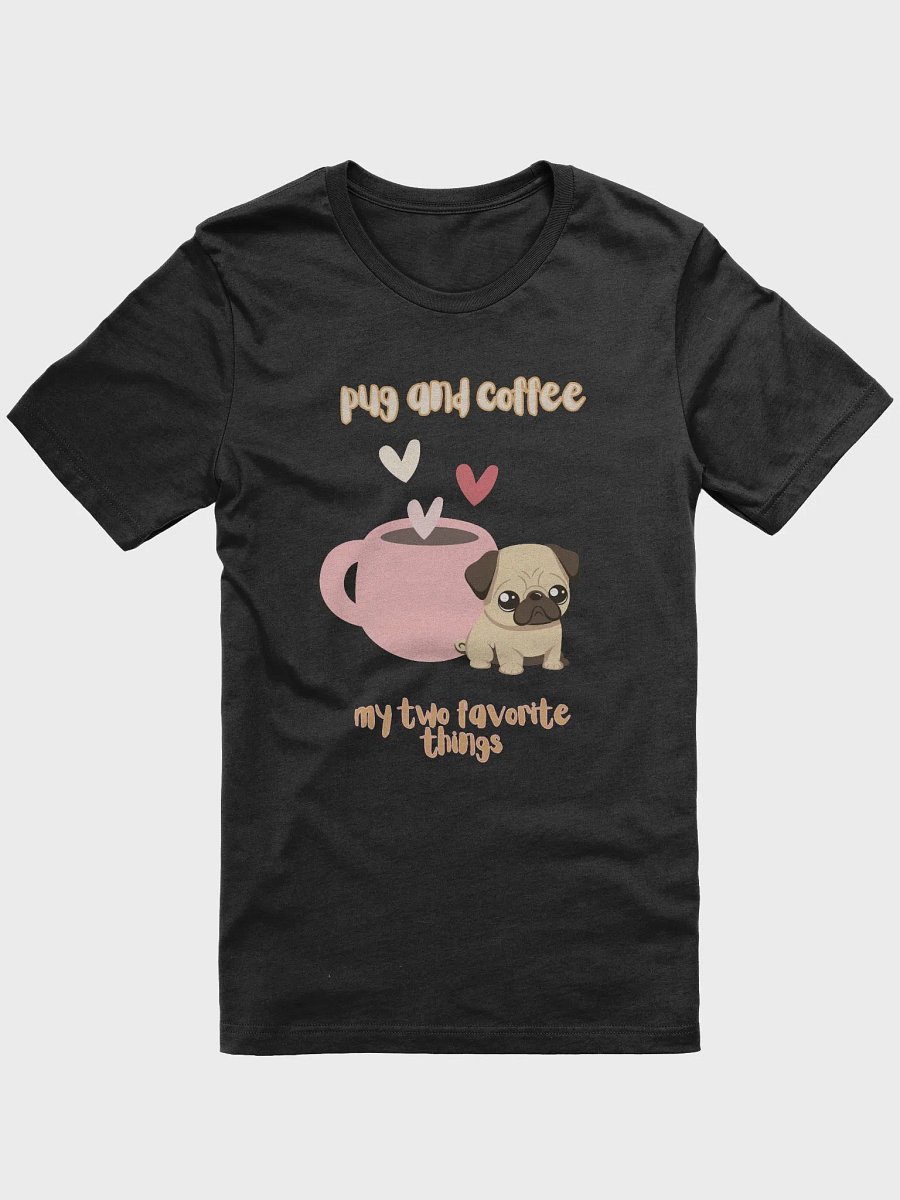 Pug & Coffee Love T-Shirt product image (1)