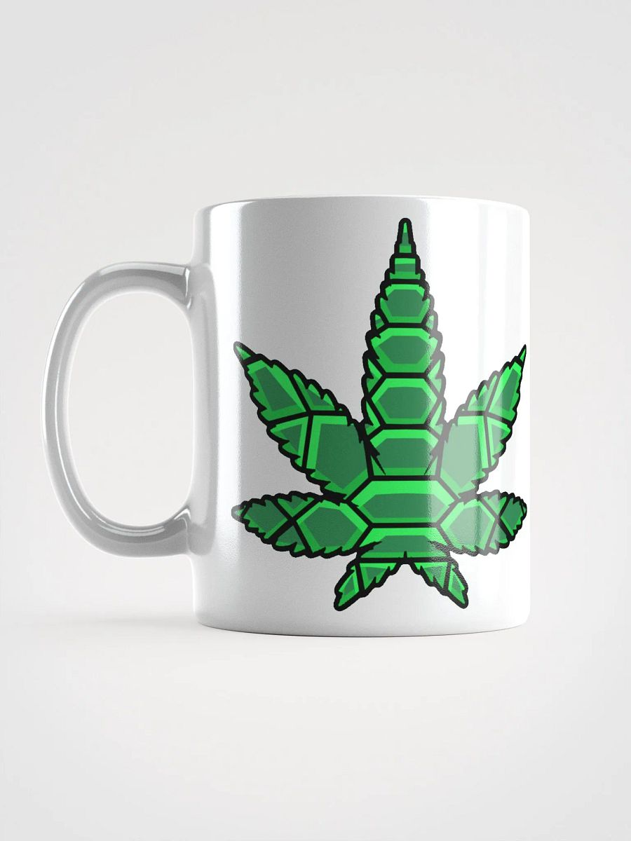 Leaf White Glossy Mug product image (6)