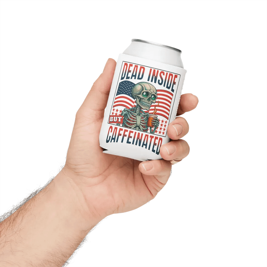 Dead Inside But Caffeinated Can Cooler product image (5)