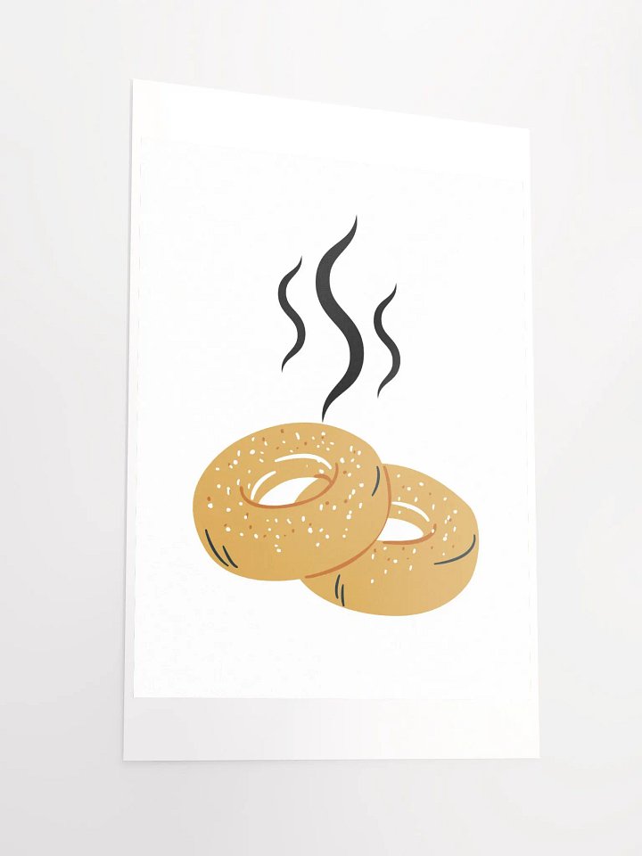 Roasted Bagel Poster! product image (2)