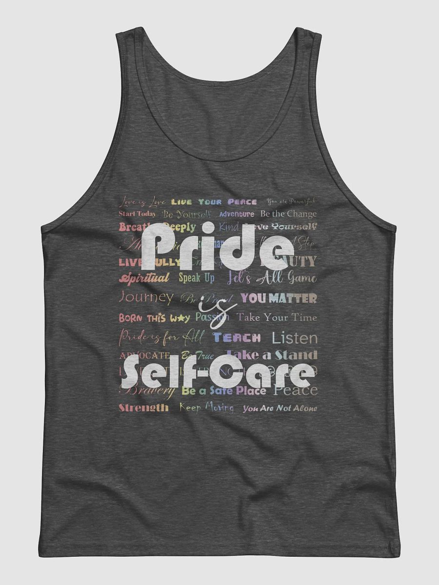 Pride is Self Care Tank Top (Dark Colors) product image (3)