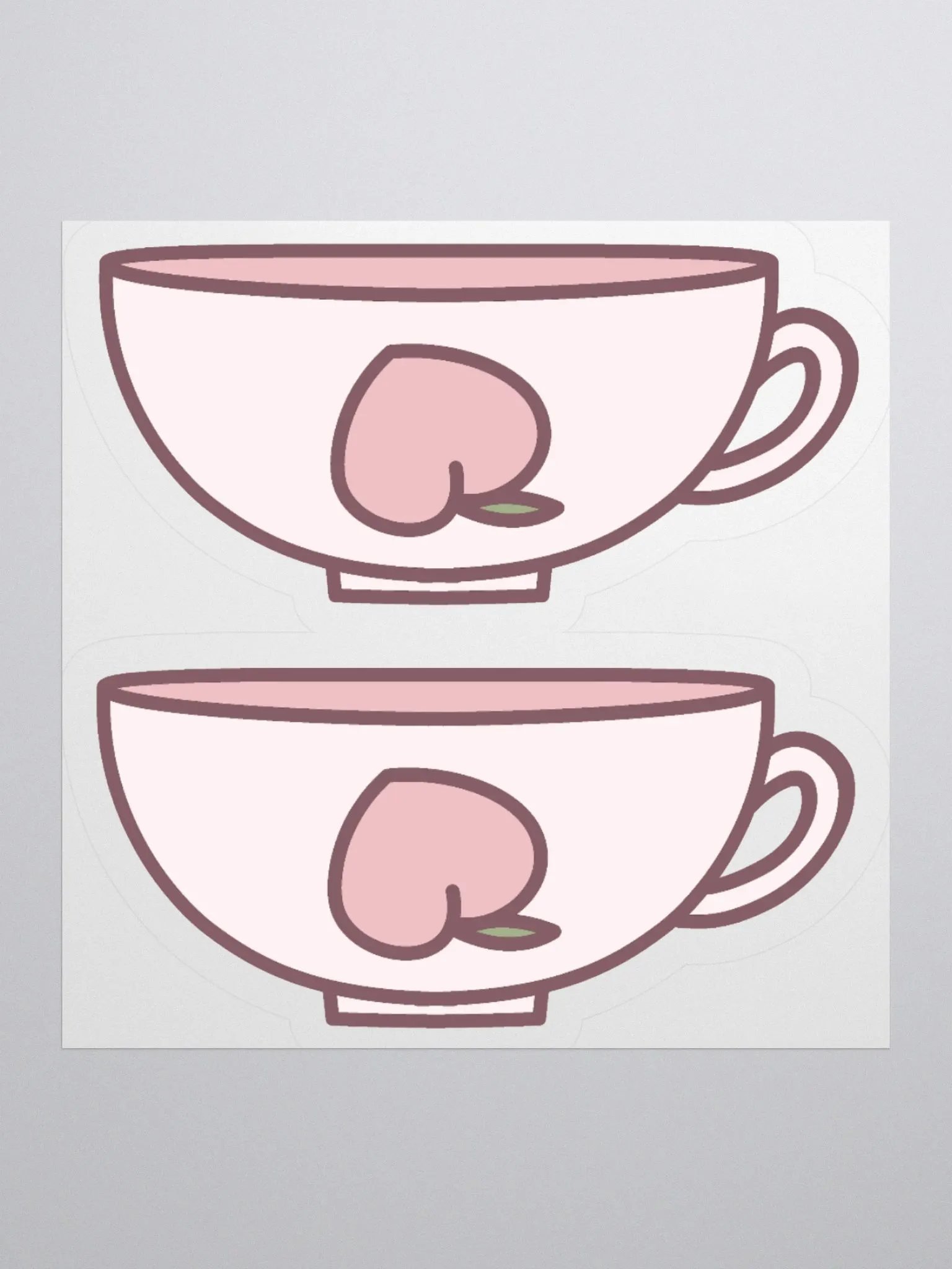 Peachy Tea Time Stickers product image (2)