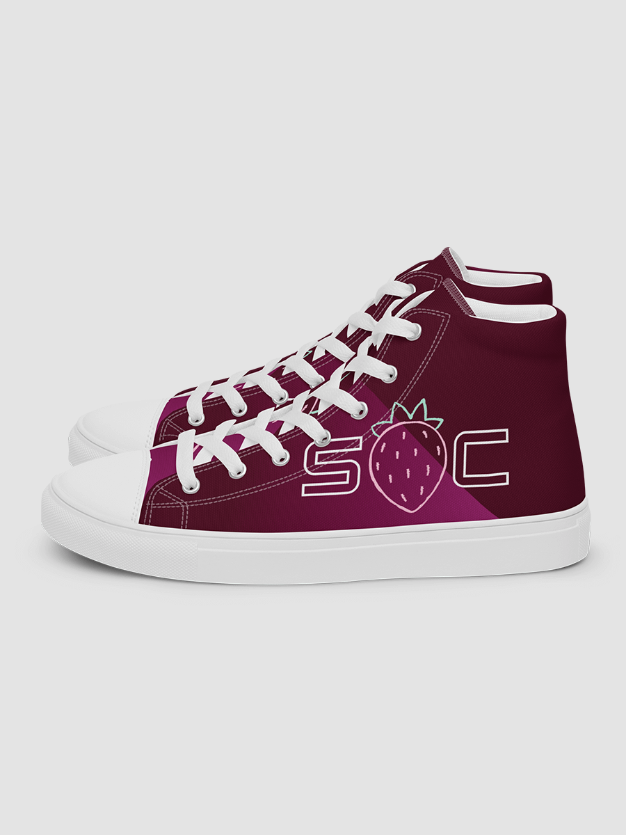 StrawberryCubana Womens High Top Canvas Shoes product image (5)