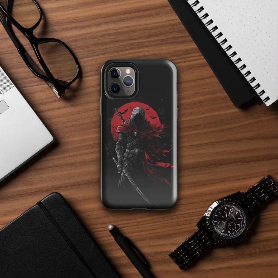 Red Moon Reaper iPhone Tough Case product image (58)