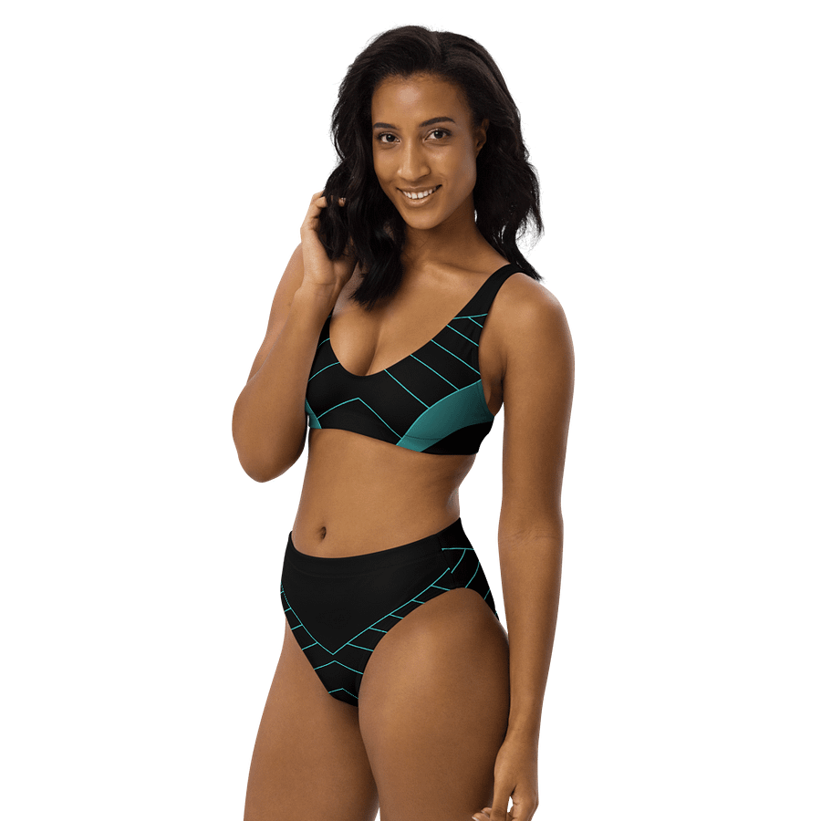 All-Over Print Recycled High-Waisted Bikini product image (7)