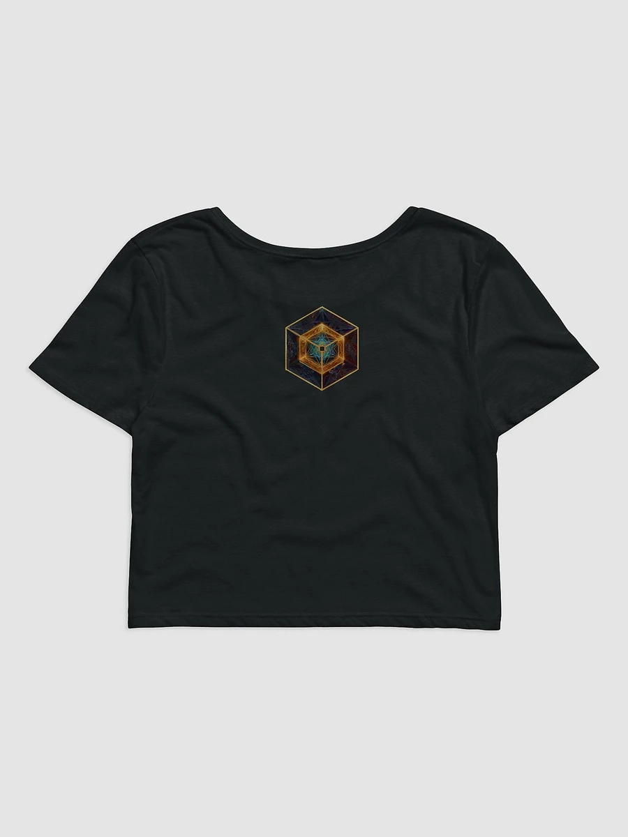 Geometric Optical Illusion Cube T-Shirt - Unique Visual Art product image (5)