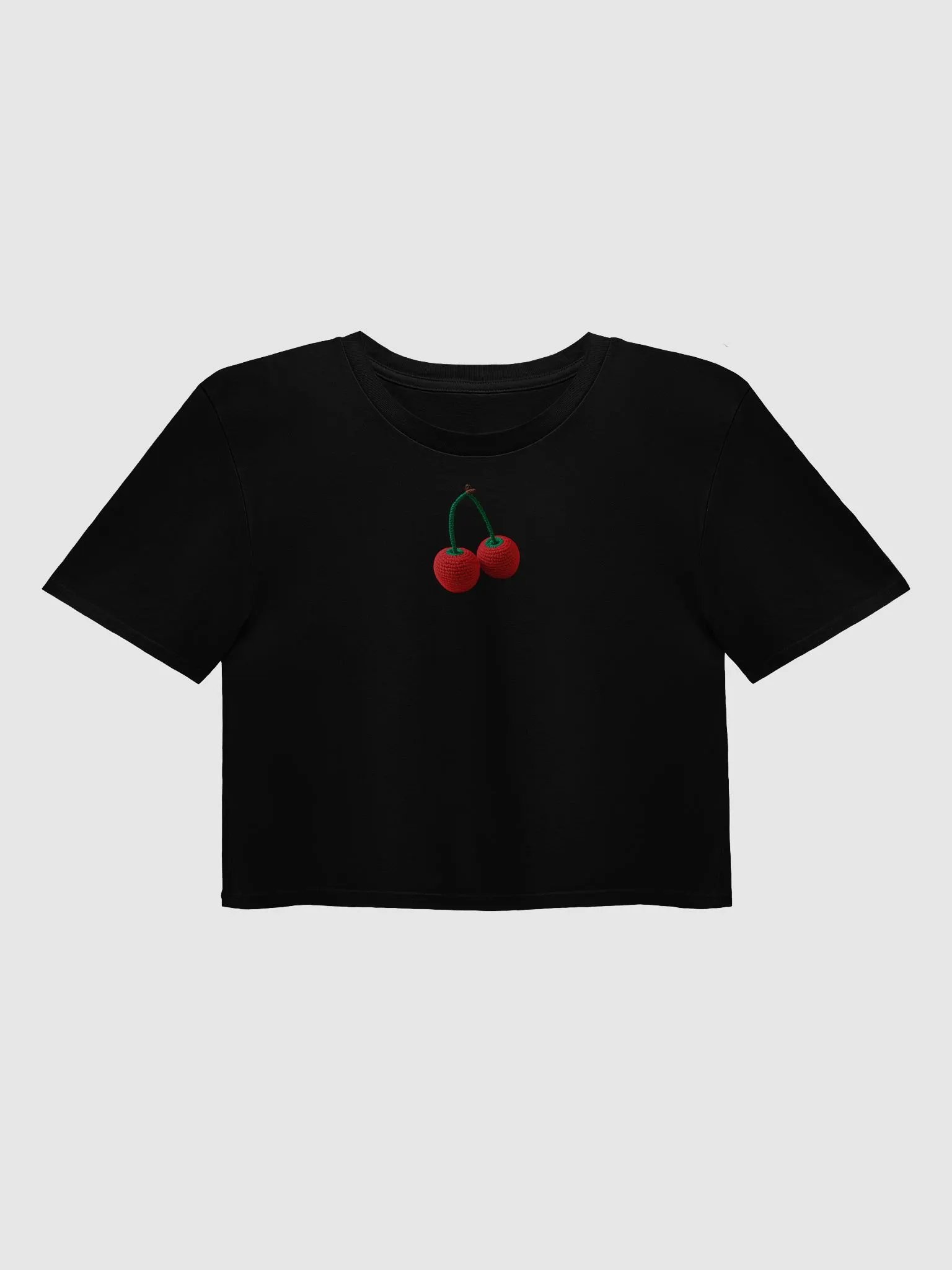 CozyAvocado Women's Premium Cherries Crop Top #1 product image (1)